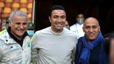 نکونام بیخ گوش مربی سابق استقلال!