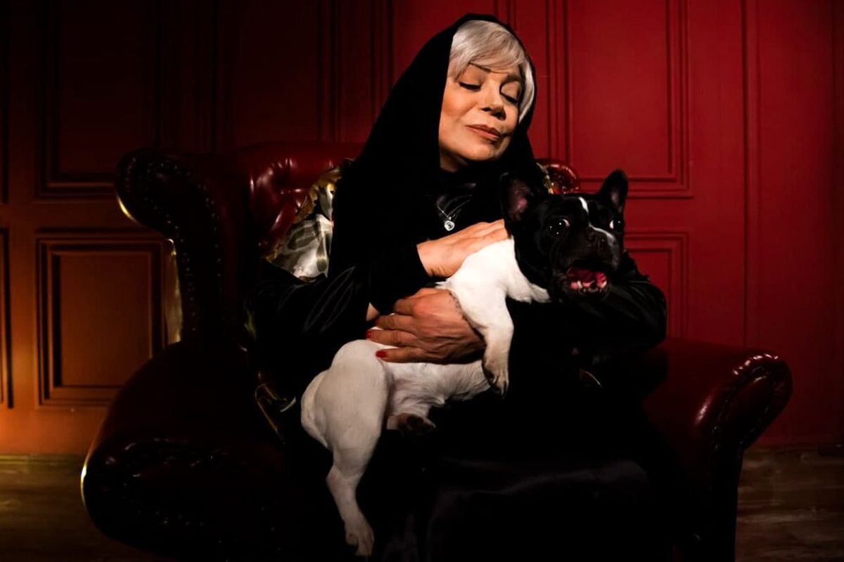 عکس منشوری گوهر خیراندیش در تاج محل هند+عکس