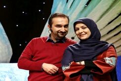 سوتی نیما کرمی و همسرش روی آنتن زنده! +فیلم