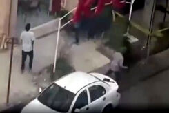 لحظه هولناک سقوط یک کارگر از بالای یک ساختمان نیمه‌کاره + فیلم