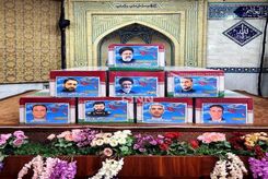 عکس تلخ از یک کفش که در محل سقوط جا ماند