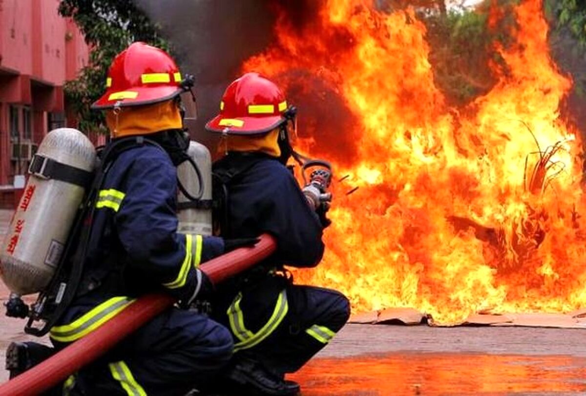 آتش سوزی وحشتناک کنزالمال خرمشهر