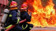 ویدئوی ترسناک از آتش سوزی شدید در شمال تهران
