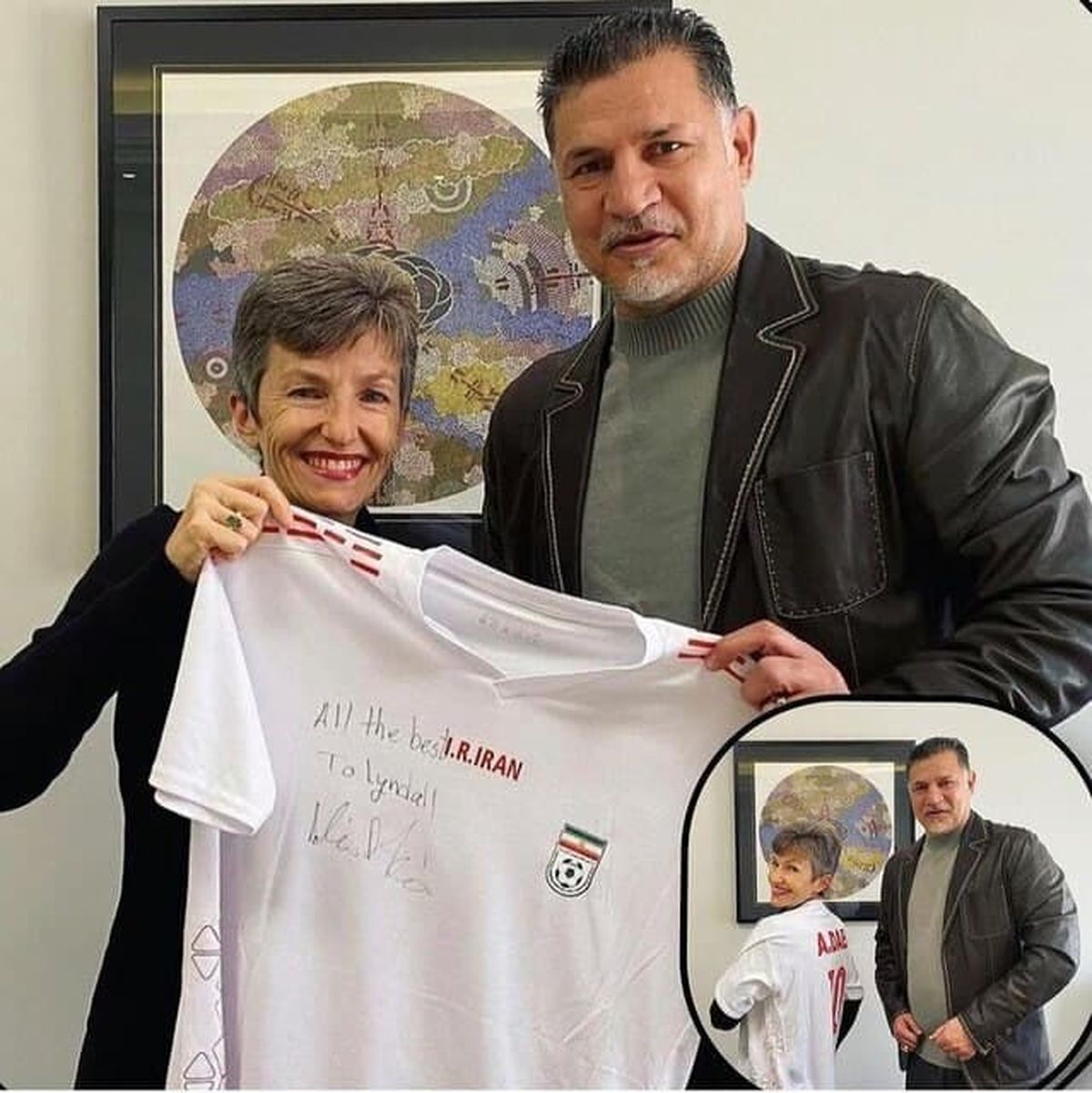 ماجرای پیراهنی که علی دایی به خانم سفیر داد