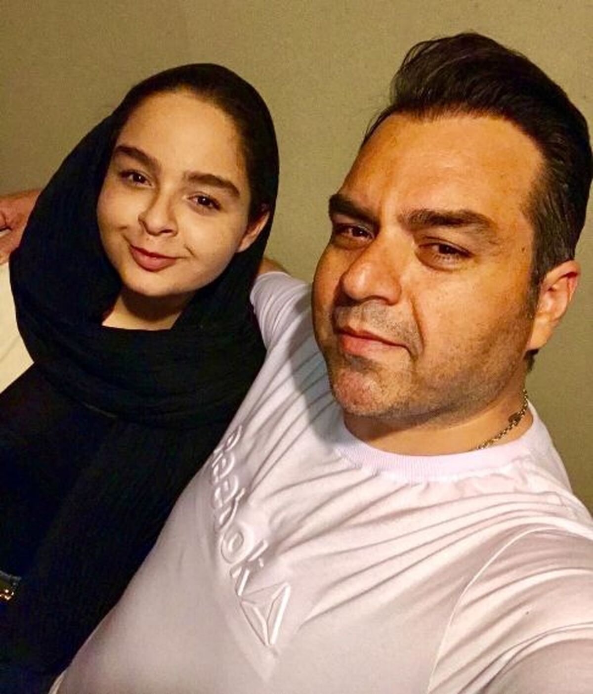 شباهت باورنکردنی شهرام قائدی و دخترش به هم! +عکس