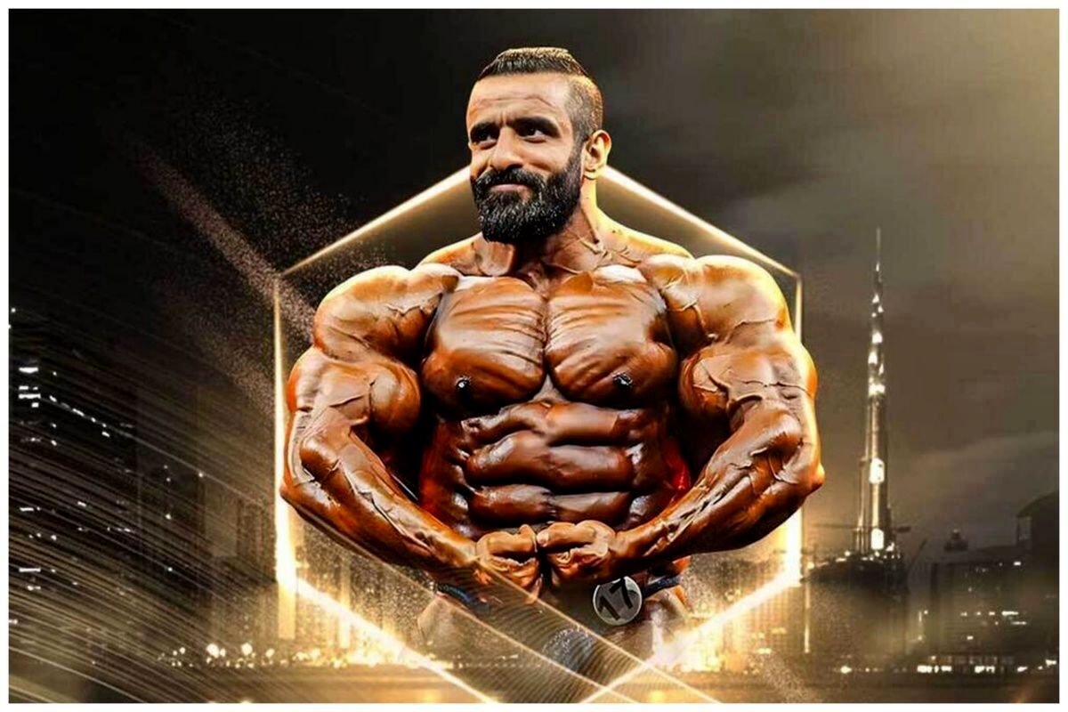 واکنش هادی چوپان به نگرفتن طلا در مستر المپیا + عکس