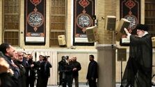 لحظه مزاح رهبر انقلاب با حضور پزشکیان در دیدار با نمایندگان مجلس + فیلم
