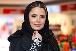 سپیده خداوردی در اتاق گریم برای ببعی شدن