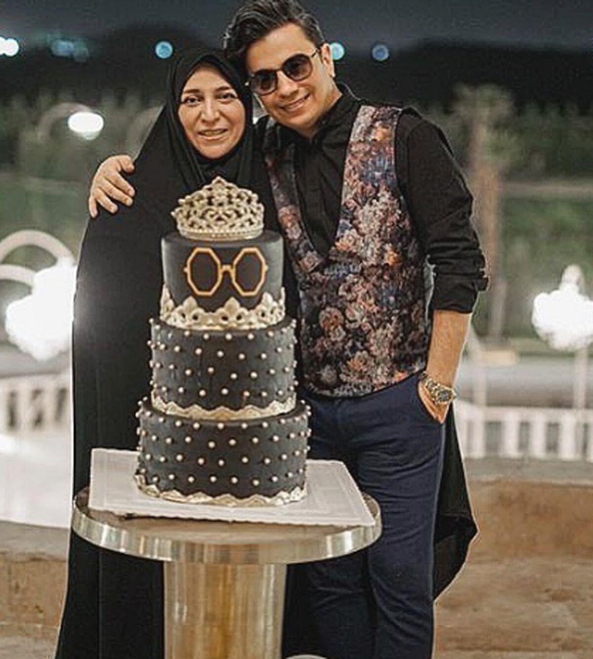 عکس لاکچری از تولد مادر محسن ابراهیم زاده