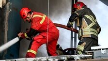 آتش سوزی در برج مونا در کیش | آتش سوزی در برج مسکونی کیش بدون تلفات جانی مهار شد