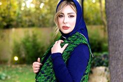 نیوشا ضیغمی و دخترش در بهشت زهرا 
