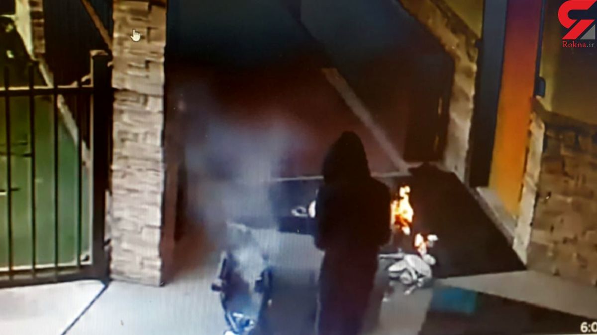 فیلم آتش زدن مسجد توسط یک زن آمریکایی + جزئیات