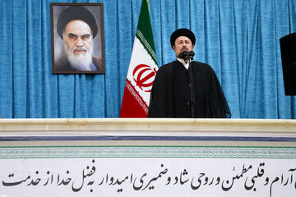 تصاویر عبور سید حسن خمینی از مرز برای راهپیمایی اربعین