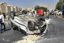 واژگونی دو خودرو با ۷ مصدوم