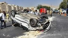 واژگونی دو خودرو با ۷ مصدوم