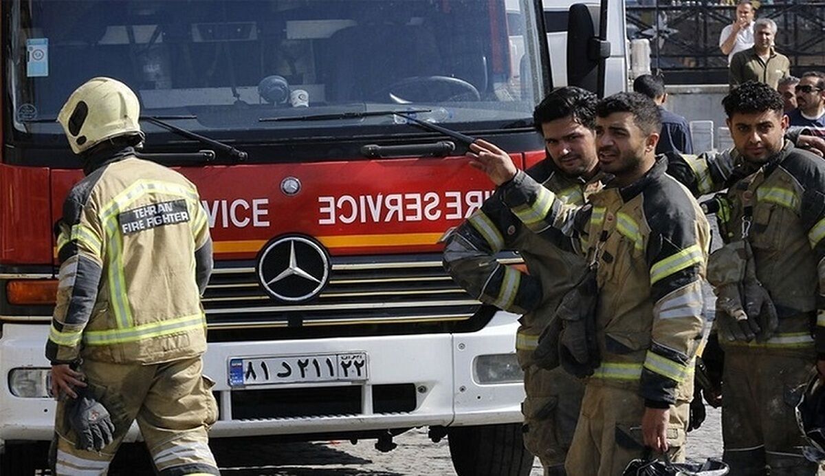 اخبار حوادث ، ویدیویی از آتش سوزی امروز در تهران