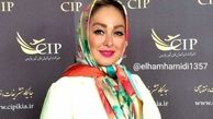 تیپ شیک و مجلسی الهام حمیدی  | کت و شلوار سنگ دوزی شده الهام حمیدی غوغا کرد