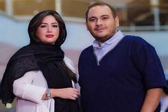 اولین عکس از همسر رضا داوودنژاد در مراسم خاکسپاری رضا داوودنژاد