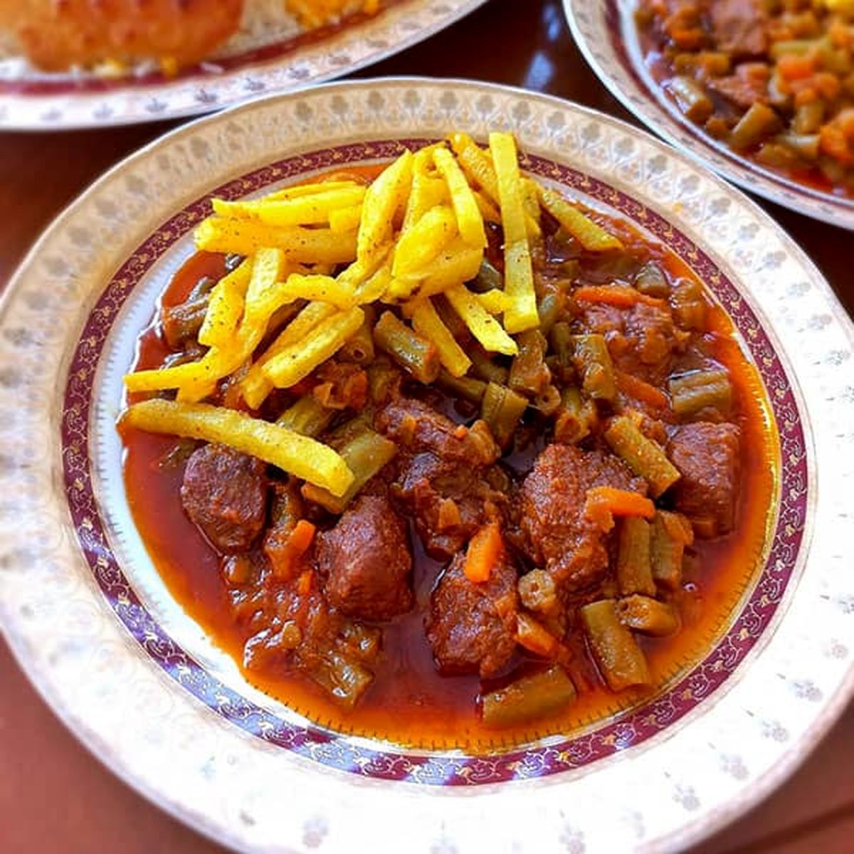 طرز تهیه خورش لوبیا سبز به روش رستورانی
