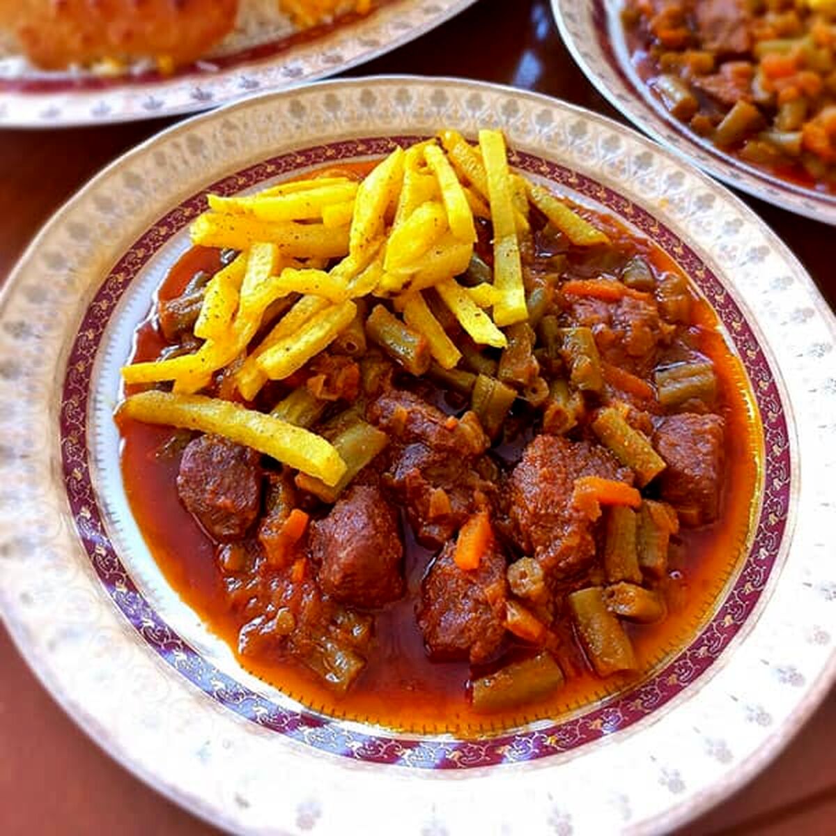 طرز تهیه خورش لوبیا سبز به روش رستورانی
