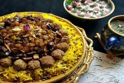 برای ناهار امروز عدس پلوی درباری درست کن + مواد لازم