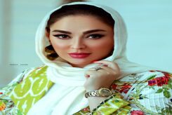 سلفی دو نفره الهام حمیدی و همسرش