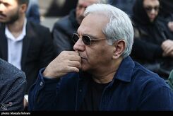 قاب غم‌انگیز از مهران مدیری در سوگ مهرجویی
