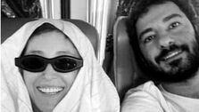 عکس عاشقانه و خفن فرشته حسینی در کنار نوید محمدزاده+عکس