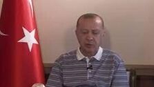 چرت اردوغان وسط پیام زنده ویدئویی!