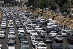 ترافیک وحشتناک در جاده هراز+ جزئیات بیشتر 