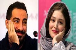فیلم جنجالی/نوید محمدزاده عاشقانه دست فرشته حسینی را ناز می‌کند!+فیلم