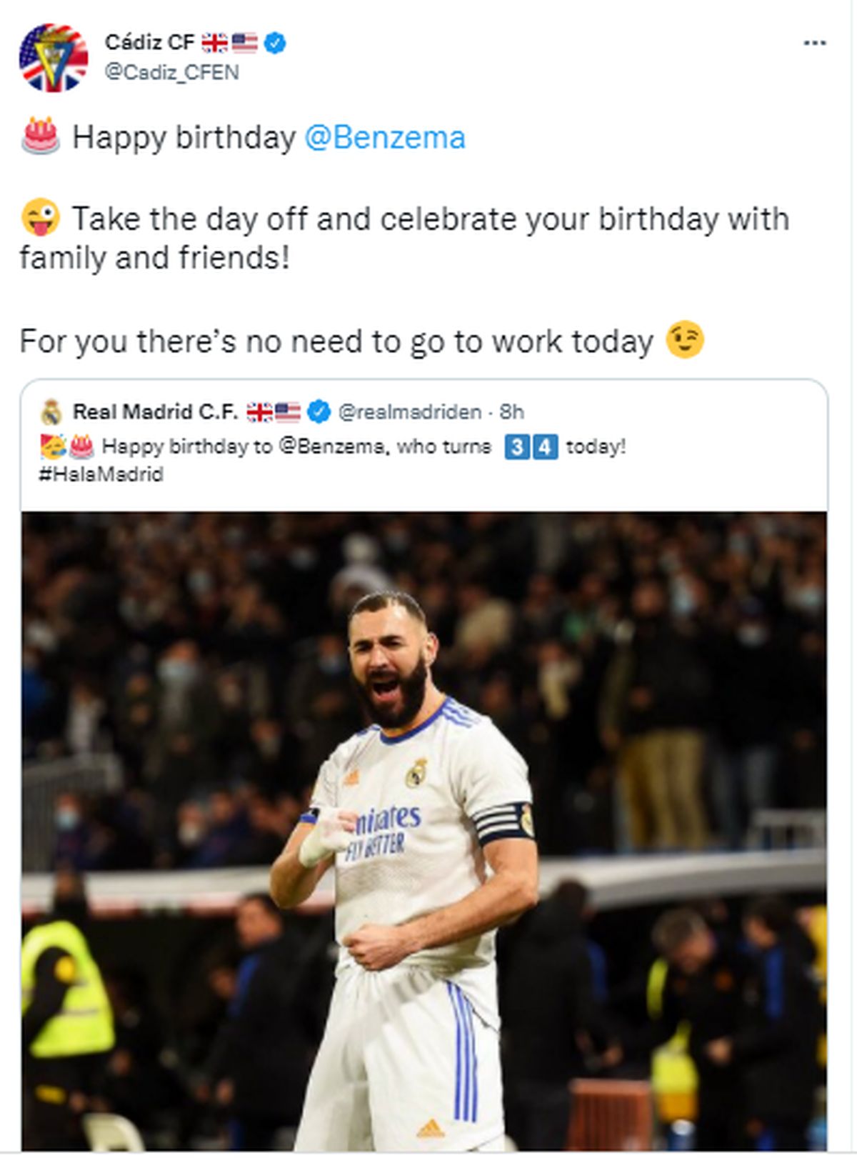 بنزما؛ استراحت کن و در ترکیب رئال نباش! (عکس)