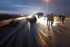 علت واژگونی اتوبوس در جاده بوشهر اعلام شد