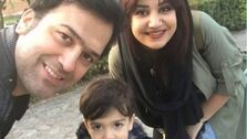 حامد آهنگی از همسرش رونمایی کرد +عکس پسرش