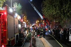 فوری ، آتش‌سوزی در بیمارستان شریعتی تهران