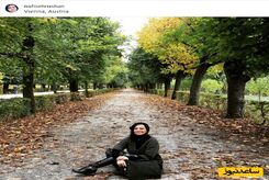 نگاهی به ژست بازیگران زن برای ثبت قابی زیبا با برگ‌های پاییزی+ عکس