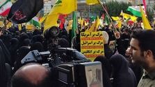تجمع مردم در تهران و درخواست برای انتقام از اسرائیل + فیلم