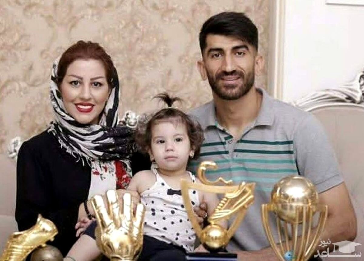 عکس جنجالی و منشوری همسر علیرضا بیرانوند درکنار شوهرش+عکس
