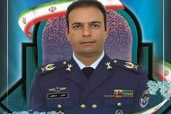 مراسم تشییع خلبان شهید امیر دریانوش در پایگاه هوایی اصفهان
