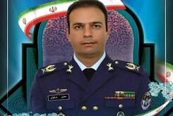 مراسم تشییع خلبان شهید امیر دریانوش در پایگاه هوایی اصفهان

